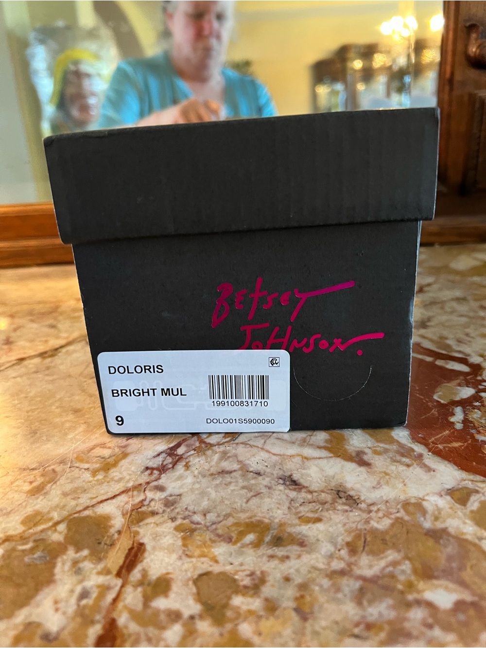 Betsey Johnson Pink Multi Floral Beaded Slide Sandals - Picture 5 of 14
